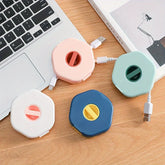 Rotating Cable Organizer Box Cord Winder Case